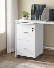 2 Drawer Locking Filing Cabinet for Home Office Organisation and Storage by Vasagle