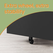 Lockable Mobile Filing Cabinet with 4 Drawers for Documents and Office Supplies by Songmics