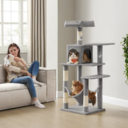 Multi Level Cat Tree Tower with Scratching Posts and Perches for Indoor Cats by Feandrea