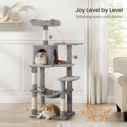 Multi Level Cat Tree Tower with Scratching Posts and Perches for Indoor Cats by Feandrea