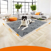 Waterproof Sherpa Fleece Dog Blanket Soft and Machine Washable Pet Throw by Feandrea