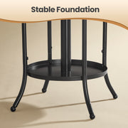 Freestanding Metal Coat Rack with 12 Hooks and Umbrella Holder for Hallway by Songmics