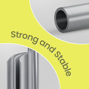 2 Section Rolling Laundry Basket with Wheels 140L Large Capacity Hamper by Songmics