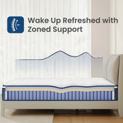 Single Mattress Medium Firm Hybrid Spring Foam for Comfort and Support by VASAGLE VASAGLE