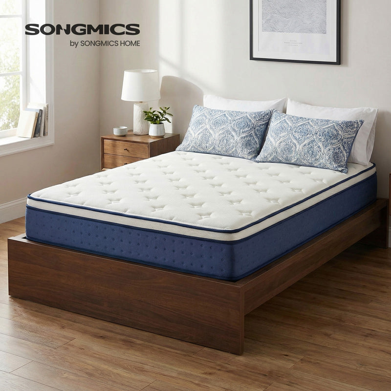 Double Mattress Medium Firm Hybrid Spring Foam for Maximum Comfort by VASAGLE VASAGLE