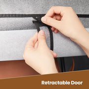 Portable Wardrobe Closet Organiser with Shelves and Hanging Rail Non Woven Cover by Songmics