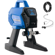 Electric Airless Paint Sprayer for Indoor and Outdoor DIY Painting Projects 7.5m Hose Dark Blue AOSOM