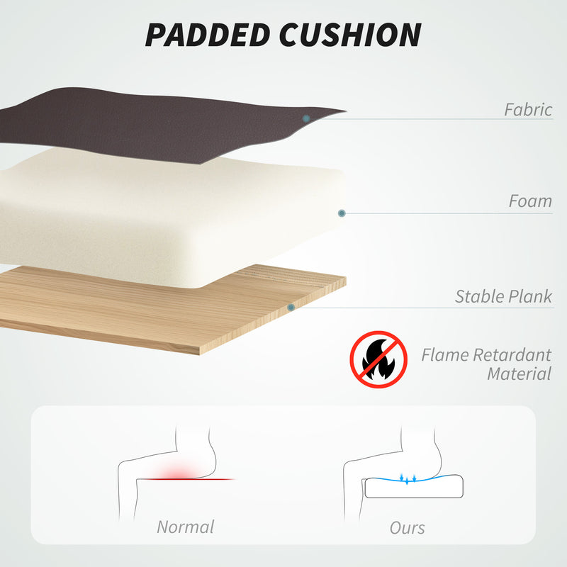 Dark Brown Executive Office Chair with 6 Point Massage and Heating Function