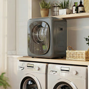 Tumble Dryer for Small Spaces 4 kg Capacity with Quick Drying and Easy Touch Controls Grey AOSOM