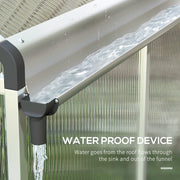 Large Walk In Greenhouse with Aluminium Frame for Growing Plants and Vegetables Green