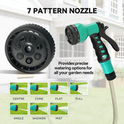Wall Mounted Retractable Garden Hose Reel With Auto Rewind And Spray Nozzle Black Outsunny
