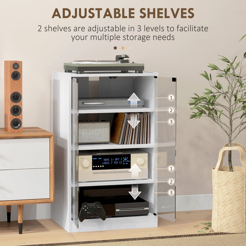 Media Storage Stand White - image 4