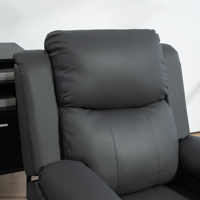 Electric Riser Recliner Chair Dark Grey - detail 4