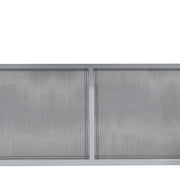 Light Grey 3 Seater Metal Garden Swing Chair With Canopy For Patio Relaxation Outsunny