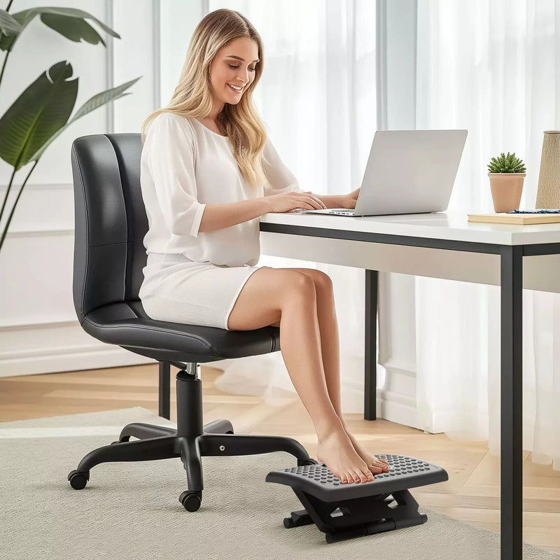 Image of an Under Desk Adjustable Height Footrest