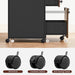 Vasagle Industrial Mobile Under Desk Pedestal Drawers With Lock For Home Office