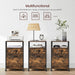 Vasagle Industrial Mobile Under Desk Pedestal Drawers With Lock For Home Office