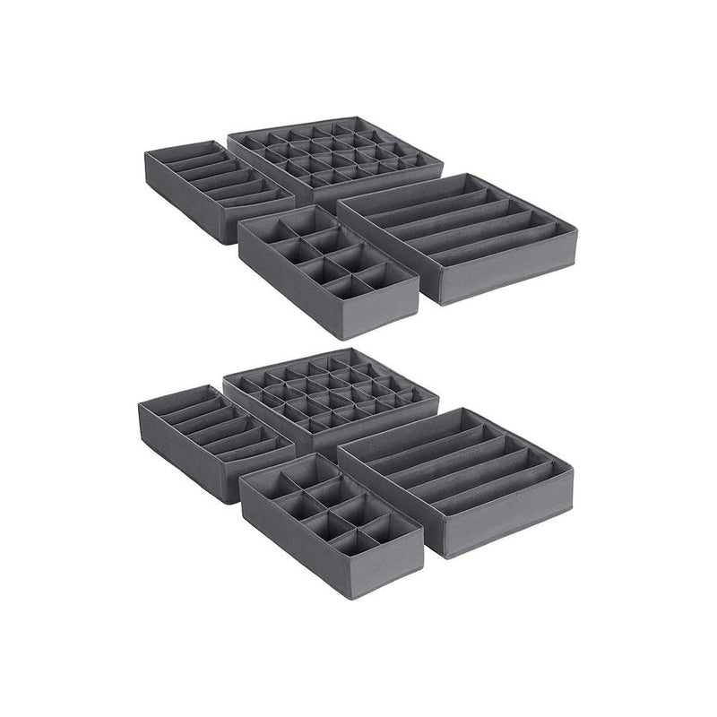 Underwear Drawer Organizer, Set of 8