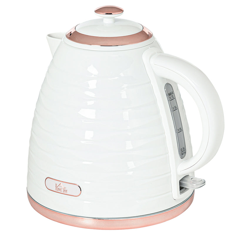Cream 3kW Rapid Boil Honeycomb Kettle Fast Heating Energy Efficient by HOMCOM