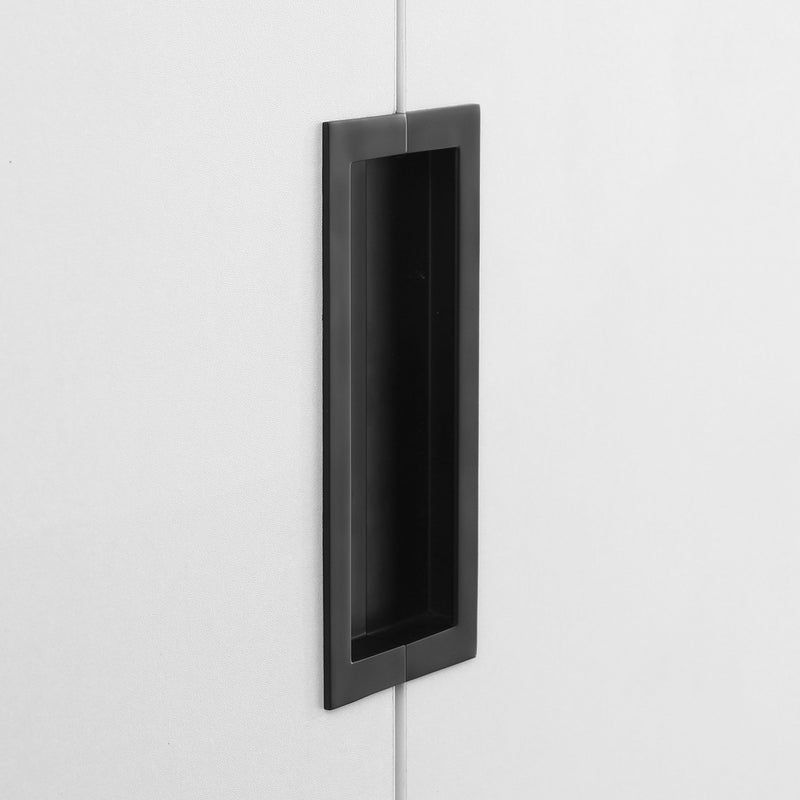 Modern 2 Door Bedroom Wardrobe With 3 Drawers And Hanging Rail For Storage Black