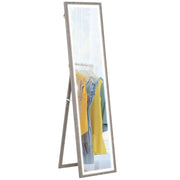 Full Length Mirror with Adjustable LED Light Grey by HOMCOM