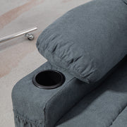 Oversized Riser Recliner Lift Chair With Remote and Cup Holder For Elderly, Grey