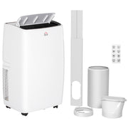 14000 BTU Portable Air Conditioner With LED Display For Home Or Office Use White
