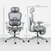 Grey Adjustable Ergonomic Mesh Office Chair for All Day Comfort by HOMCOM