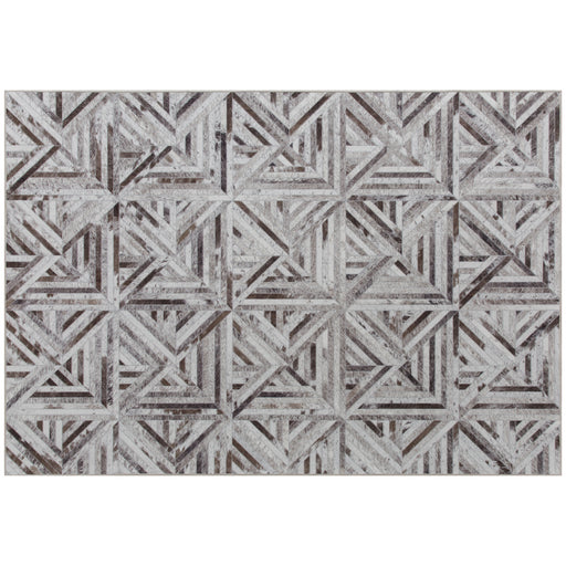 Large Chenille Area Rug Non Slip Washable Carpet For Living Room Or Bedroom Brown