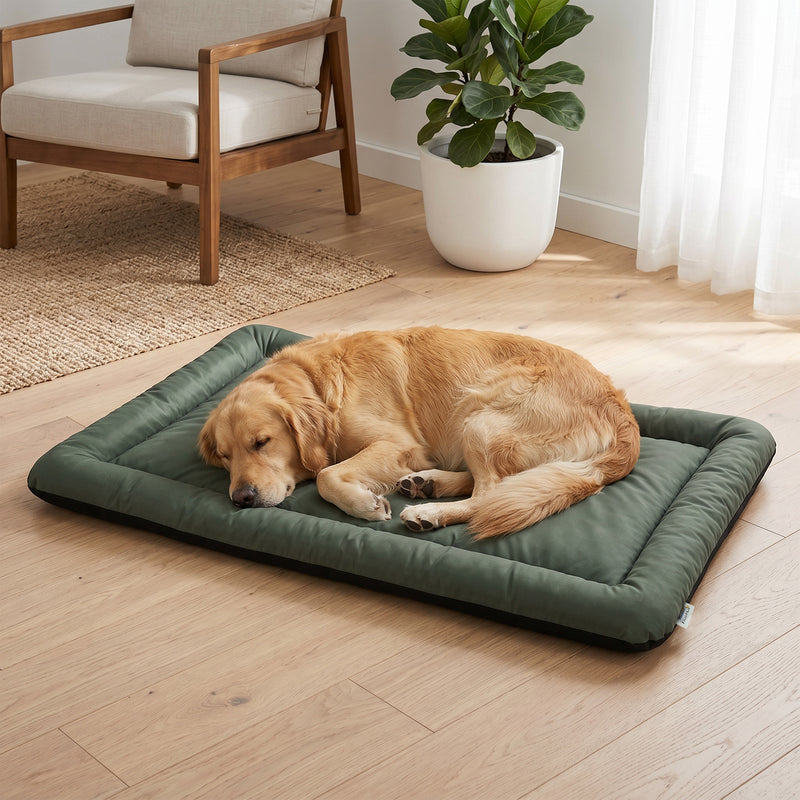 Waterproof Pet Bed Mat for Protecting Car Seats and Floors from Muddy Paws Army Green