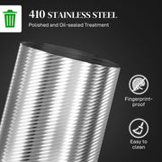 20L Stainless Steel Kitchen Bin With Soft Close Lid Ideal For Home Use, Silver
