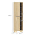 Slim Wooden Bathroom Cabinet With Multi-Storage by HOMCOM