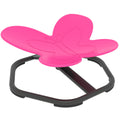 Kids Butterfly Swivel Chair for Spinning Balance and Coordination Training Pink AOSOM