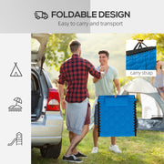 Set of 2 Blue Reclining Sun Loungers with 5 Position Backrests for Garden Relaxation