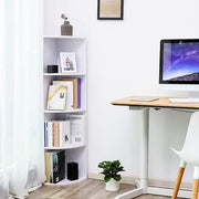 Vasagle Freestanding Corner Shelf White, 4 Tier