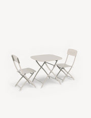 Venice 2 seater cashmere cream bistro set ready for use