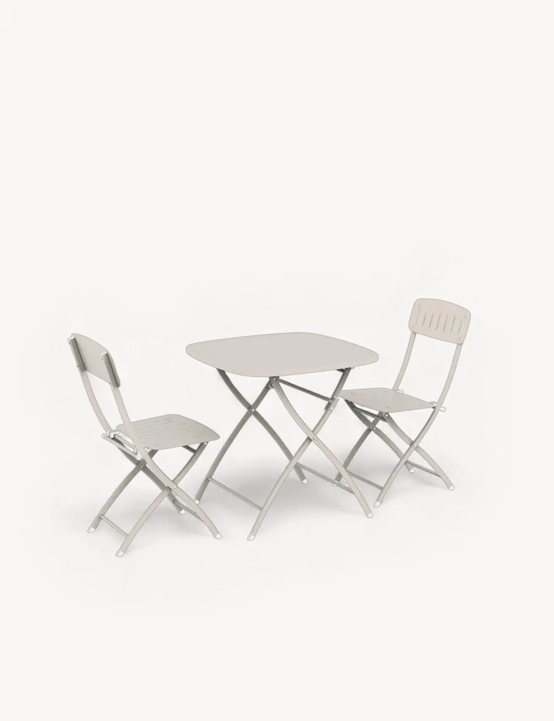 Venice 2 seater cashmere cream bistro set ready for use