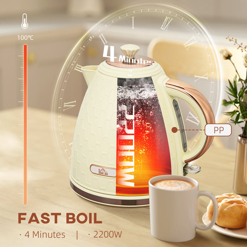 Honeycomb Kettle, Beige