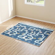 AIYAPLAY Foldable Baby Play Mat, Baby Playpen, Reversible Foam Playmat, Floor Mats for Toddlers, Traffic and Grey Diamond Theme AOSOM