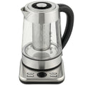Electric Kettle With Rapid Boil and Keep Warm for Quick Tea and Coffee Silver Tone Homcom