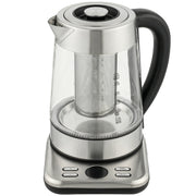 Electric Kettle With Rapid Boil and Keep Warm for Quick Tea and Coffee Silver Tone Homcom