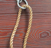 Wooden Garden Swing Set for Children with Adjustable Ropes and Easy Tree Hanging Natural Wood AOSOM