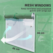 9.8 x 6.6ft Walk-In Polytunnel Greenhouse for All-Season Gardening by Outsunny