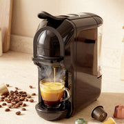 Coffee Machine for Quick Espresso and Capsule Brewing with Easy Controls Black AOSOM