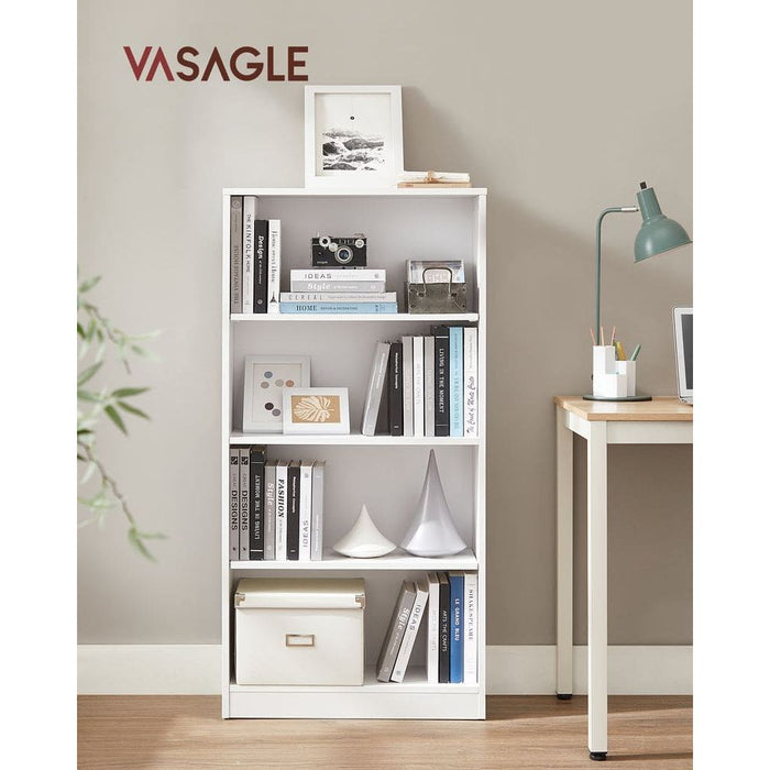 Vasagle 4 Tier Bookcase, White