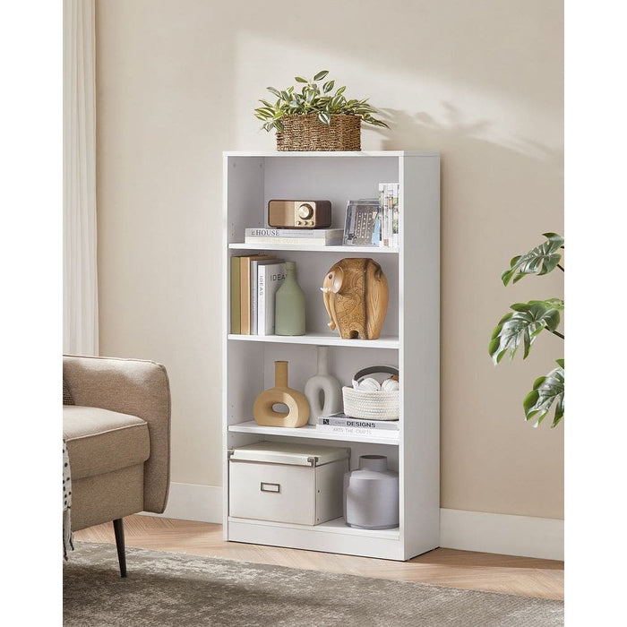 Vasagle 4 Tier Bookcase, White