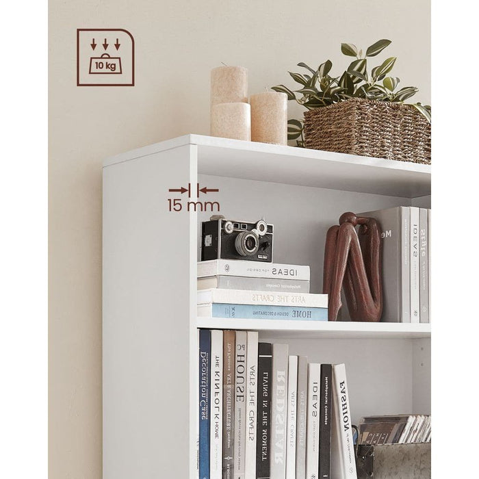 Vasagle 4 Tier Bookcase, White