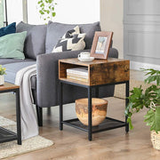 Vasagle Bedside Table With Shelf