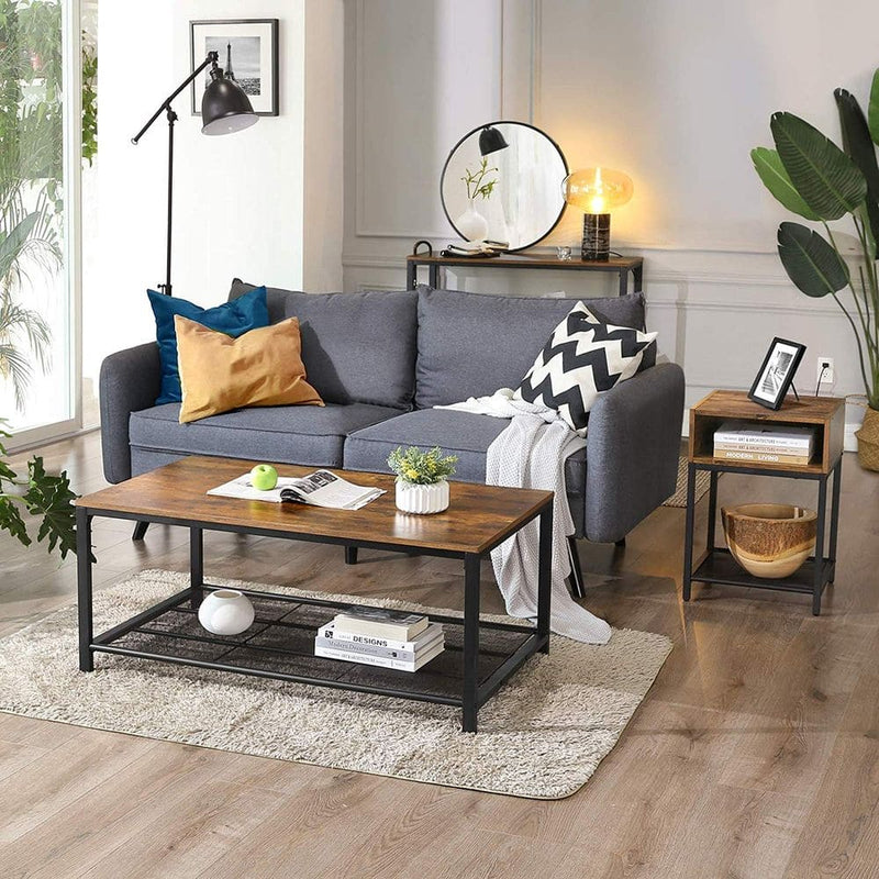 Vasagle Bedside Table With Shelf
