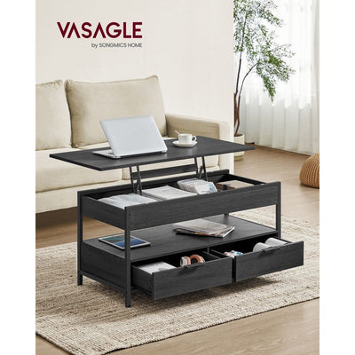 Vasagle Coffee Table with Lift Top and Storage Songmics